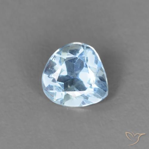 0.18ct Naturel Bleu bébé Bleu vert, En forme de poire, VS