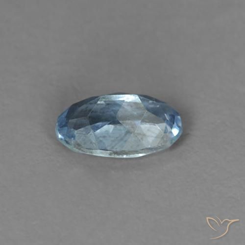 Bleu vert Bleu ciel naturelle ovale, 0.24 ct, VS