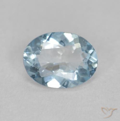 0.27ct Naturel Bleu bébé Bleu vert, ovale, VS
