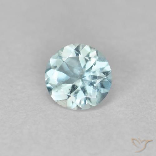Bleu vert Bleu clair naturelle Tour, 0.20 ct, VS