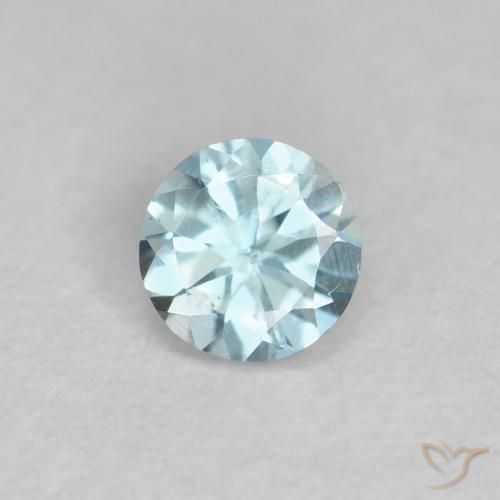 Bleu vert Bleu clair naturelle Tour, 0.24 ct, VS