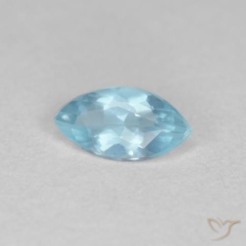 0.33ct Naturel Bleu bébé Bleu vert, Marquise, VS
