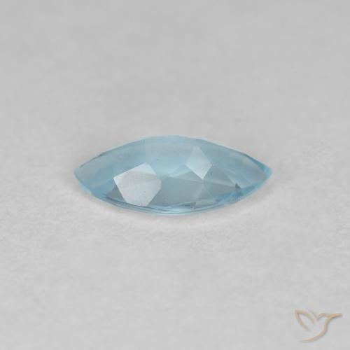 Bleu vert Bleu bébé naturelle Marquise, 0.33 ct, VS