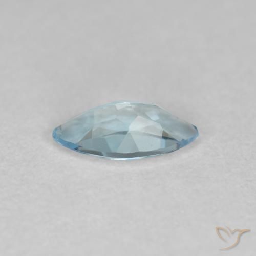 Bleu vert Bleu ciel naturelle Marquise, 0.24 ct, VS