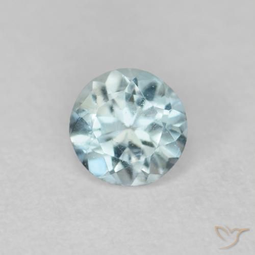 0.25ct Naturel Bleu clair Bleu vert, Tour, VS