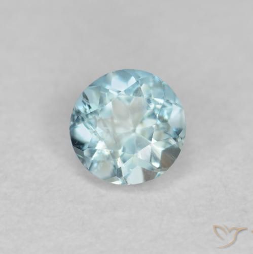 Bleu vert Bleu clair naturelle Tour, 0.18 ct, VS