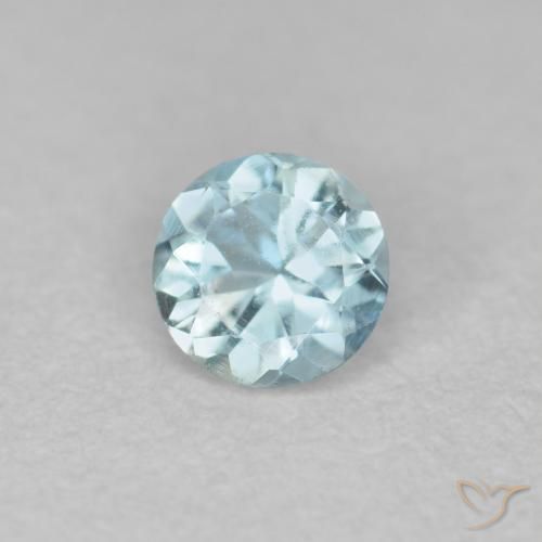 0.24ct Naturel Bleu clair Bleu vert, Tour, VS