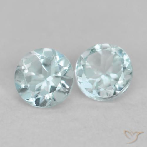 Shop natural 0.17ct Bleu clair Bleu vert gems, Tour, from Inde at GemSelect. In stock, global shipping!