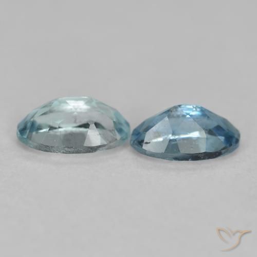 Shop natural 0.49ct Bleu très clair Bleu vert gems, ovale, from Inde at GemSelect. In stock, global shipping!