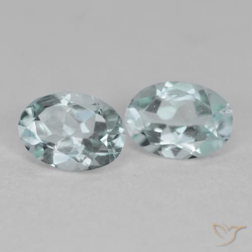 Shop natural 1.12ct Bleu aquatique léger Bleu vert gems, ovale, from Inde at GemSelect. In stock, global shipping!