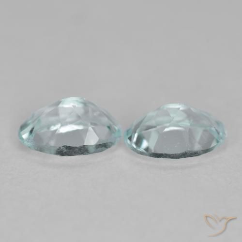 Shop natural 1.12ct Bleu aquatique léger Bleu vert gems, ovale, from Inde at GemSelect. In stock, global shipping!