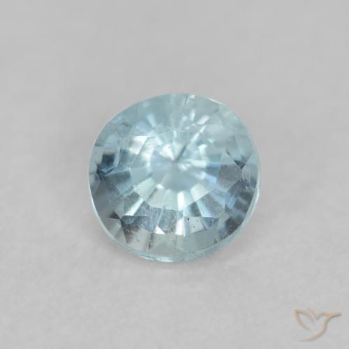 0.17ct Naturel Bleu bébé Bleu vert, Tour, VS-SI