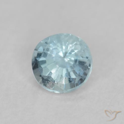 Bleu vert Bleu bébé naturelle Tour, 0.17 ct, VS-SI