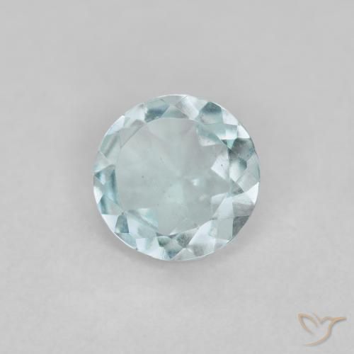 Bleu vert Bleu aquatique léger naturelle Tour, 0.34 ct, VS