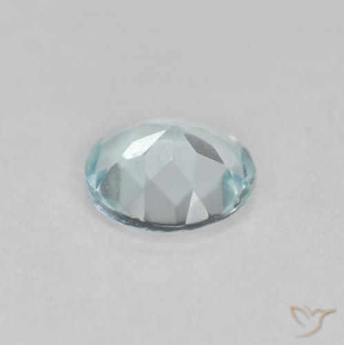 Bleu vert Bleu aquatique léger naturelle Tour, 0.34 ct, VS