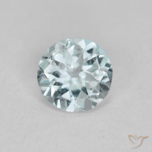 Bleu vert Bleu aquatique léger naturelle Tour, 0.36 ct, VVS-VS