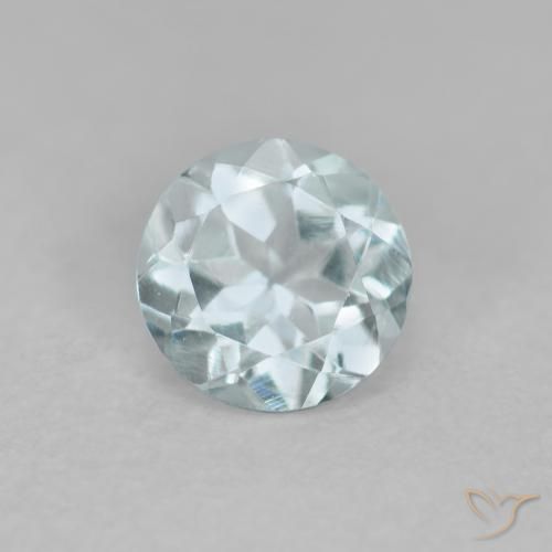 0.43ct Naturel Bleu ciel léger Bleu vert, Tour, VVS-VS