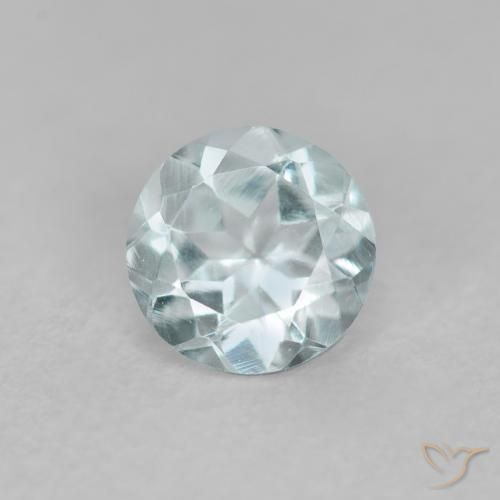 Bleu vert Bleu ciel léger naturelle Tour, 0.43 ct, VVS-VS