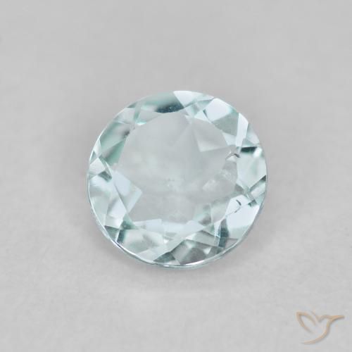Bleu vert Bleu aquatique léger naturelle Tour, 0.36 ct, VS