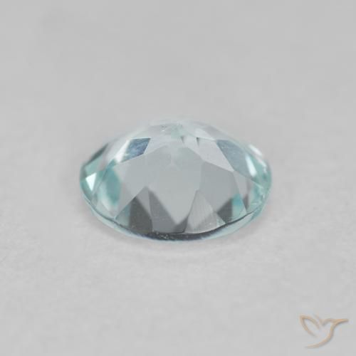 Bleu vert Bleu aquatique léger naturelle Tour, 0.36 ct, VS