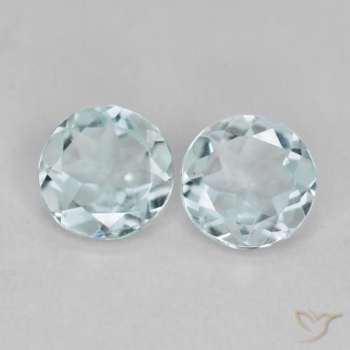 0.66ctw Naturel Bleu très clair Bleu vert, Tour, VVS-VS