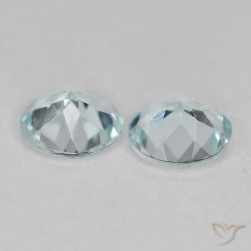 Shop natural 0.66ct Bleu très clair Bleu vert gems, Tour, from Inde at GemSelect. In stock, global shipping!