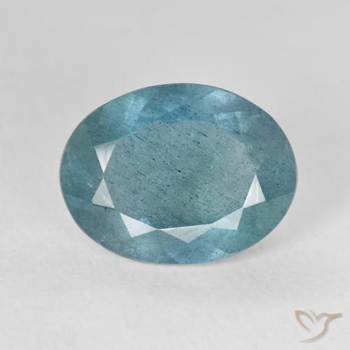 Bleu vert Light Bluish Turquoise naturelle ovale, 5.00 ct, VS-SI