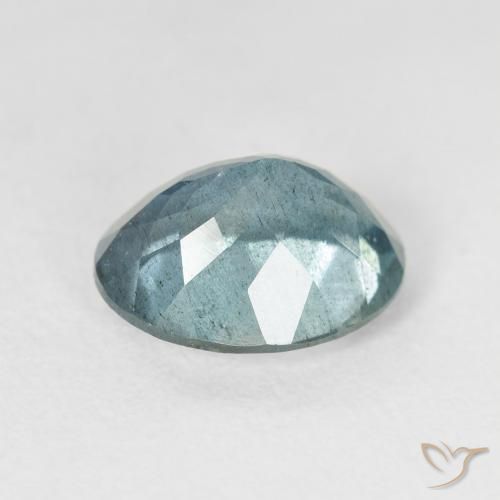Bleu vert Light Bluish Turquoise naturelle ovale, 2.51 ct, VS-SI