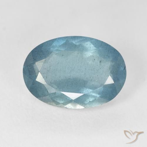 5.24ct Naturel Bleu verdâtre léger Bleu vert, ovale, VS-SI