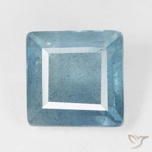 4.81ct Naturel Light Bluish Turquoise Bleu vert, Carré, VS-SI