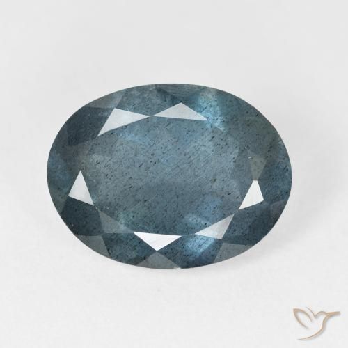 Aigue-marine bleue de 6,07 ct, ovale, VS-SI