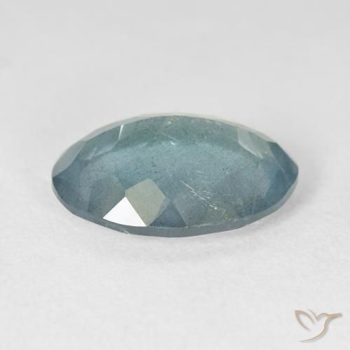 Bleu vert Light Bluish Turquoise naturelle ovale, 6.36 ct, VS-SI
