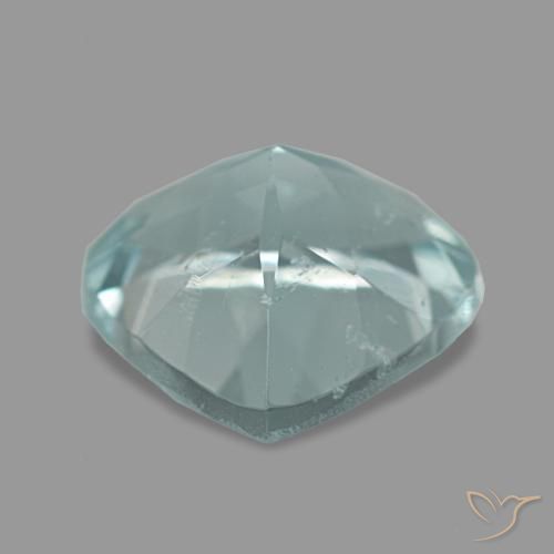 Aigue-marine bleue naturelle en forme de poire, 1,29 ct, VS