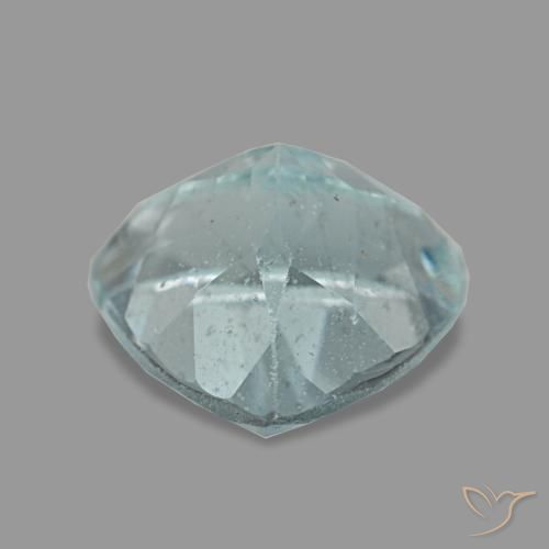 Aigue-marine bleue naturelle trillion, 1,15 ct, VS