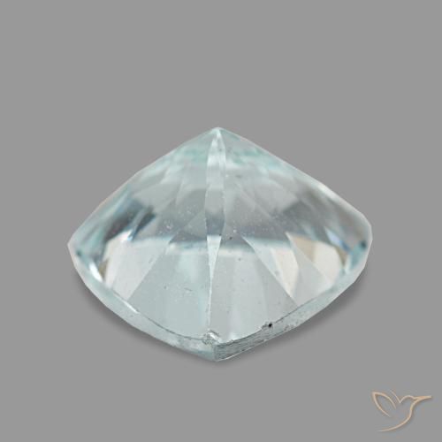 Aigue-marine bleue naturelle trillion, 1,56 ct, VS