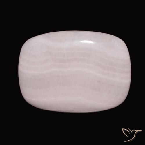 31.89ct Naturel Rose clair Aragonite, Coussin, Opaque