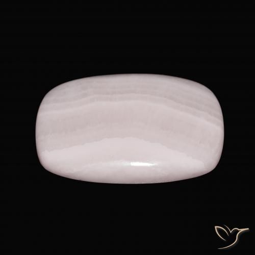 Aragonite Rose clair naturelle Coussin, 31.89 ct, Opaque