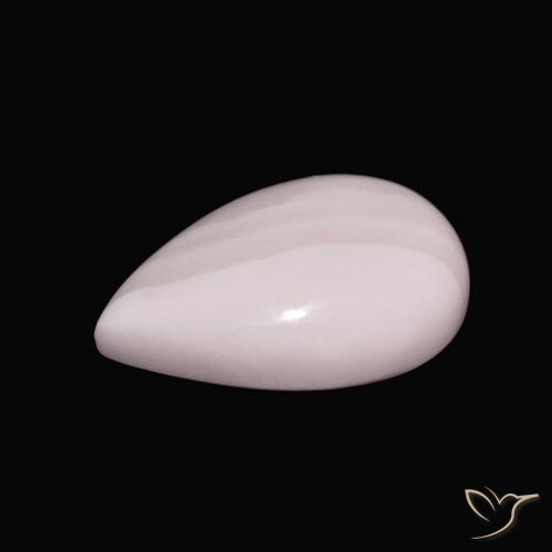 Aragonite Rose naturelle En forme de poire, 10.75 ct, Opaque