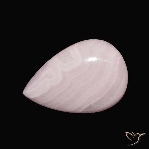 10.51ct Naturel Rose Aragonite, En forme de poire, Opaque