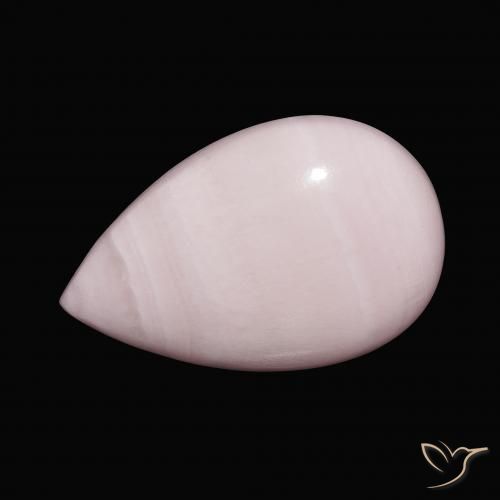 13.50ct Naturel Rose Aragonite, En forme de poire, Opaque