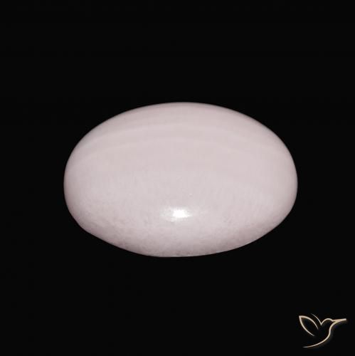 Aragonite Rose naturelle ovale, 9.82 ct, Opaque