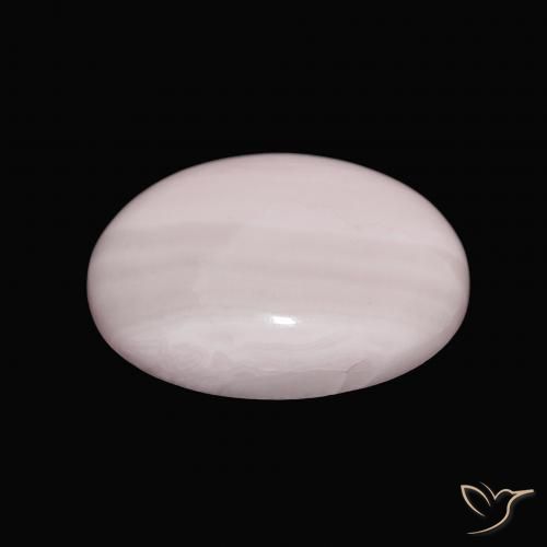 Aragonite Rose clair naturelle ovale, 11.39 ct, Opaque