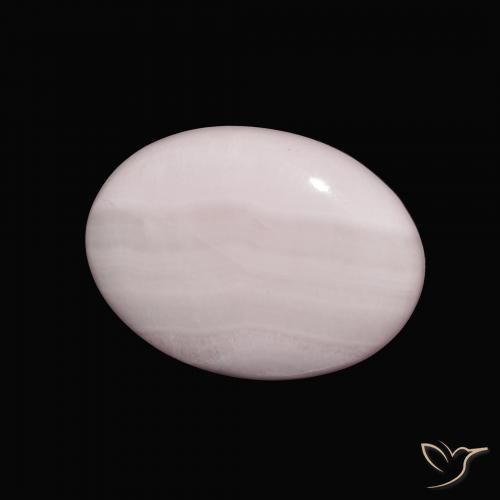 Aragonite Rose naturelle ovale, 9.93 ct, Opaque