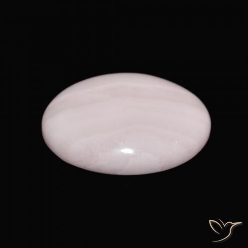 Aragonite Rose naturelle ovale, 9.93 ct, Opaque