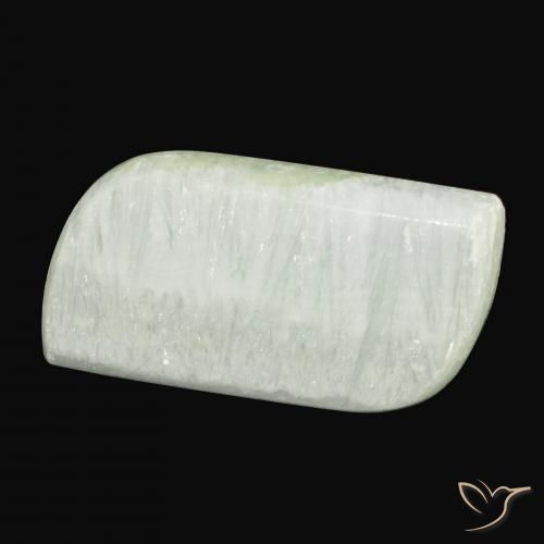 Aragonite Vert pâle naturelle Fantaisie, 46.51 ct, Opaque