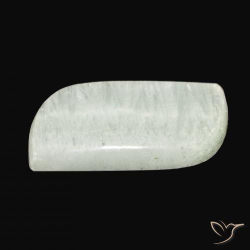 Aragonite Vert pâle naturelle Fantaisie, 46.51 ct, Opaque
