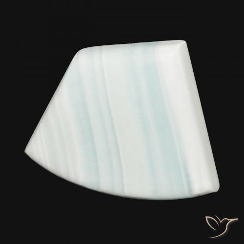 Aragonite Blanc verdâtre naturelle Fantaisie, 34.21 ct, Opaque