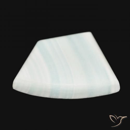 Aragonite Blanc verdâtre naturelle Fantaisie, 34.21 ct, Opaque