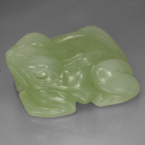 Aventurine vert naturelle transparent, 387,33 ct, transparent / translucide