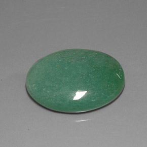 Aventurine Vert naturelle Coupe ovale, 33.04 ct, Opaque